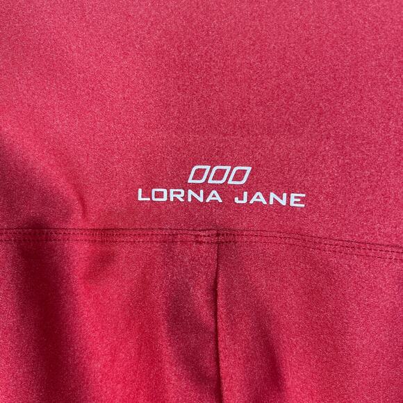 Lorna Jane Support Full-Length Athletic Leggings Tights Red MSRP‎ $106 SZ S - Picture 5 of 10